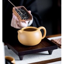 Master-Crafted Golden Duan Ni Zisha Xi Shi Teapot – Traditional Clay Teapot for Brewing Tea
