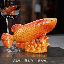 Color-Changing Orange Tea Pet – Premium Nurturable Lychee Tea Toy Ornament