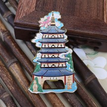 Metal Bottle Opener & Fridge Magnet – City Landmark and Popular Tourist Attraction Design