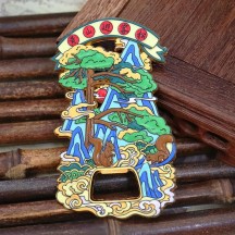 Metal Bottle Opener & Fridge Magnet – City Landmark and Popular Tourist Attraction Design
