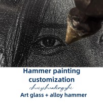 Hammer glass painting