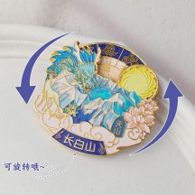 Guochao Beijing Temple of Heaven Fridge Magnet