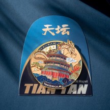 Guochao Beijing Temple of Heaven Fridge Magnet