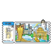 New Ticket Stub Fridge Magnet – Creative City Magnetic Sticker