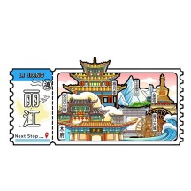 New Ticket Stub Fridge Magnet – Creative City Magnetic Sticker