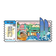 New Ticket Stub Fridge Magnet – Creative City Magnetic Sticker