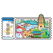 New Ticket Stub Fridge Magnet – Creative City Magnetic Sticker
