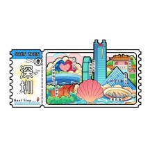 New Ticket Stub Fridge Magnet – Creative City Magnetic Sticker
