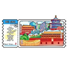 New Ticket Stub Fridge Magnet – Creative City Magnetic Sticker