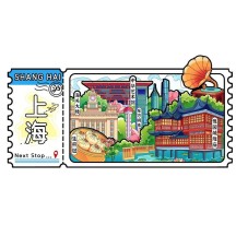 New Ticket Stub Fridge Magnet – Creative City Magnetic Sticker