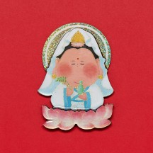 Spring Festival Fridge Magnet – Creative Wooden Couplets Magnetic Sticker for Chinese New Year Decoration