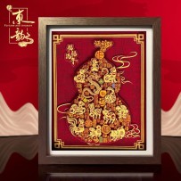 Twelve Zodiac Gourd Ornament