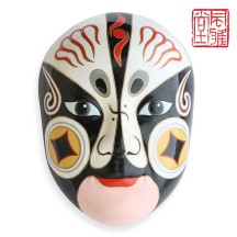 Peking Opera Mask Wall Hanging – Extra-Large Five Gods of Wealth Decorative Mask