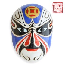 Peking Opera Mask Wall Hanging – Extra-Large Five Gods of Wealth Decorative Mask