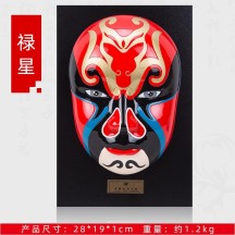 Guochao Style Chinese Peking Opera Mask – Wall Hanging & Decorative Ornament