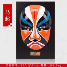 Guochao Style Chinese Peking Opera Mask – Wall Hanging & Decorative Ornament