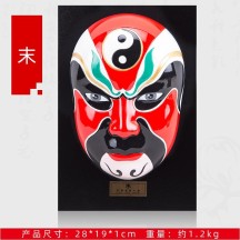 Guochao Style Chinese Peking Opera Mask – Wall Hanging & Decorative Ornament