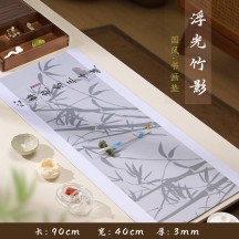 Creative Chinese Style Calligraphy Writing Mat with Traditional Chinese Painting and Cultural Elements