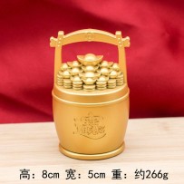 Caishen Wealth Figurine with Spinning Windmill – Bring Prosperity & Luck