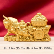 Caishen Wealth Figurine with Spinning Windmill – Bring Prosperity & Luck