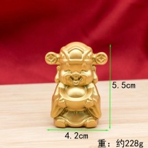 Caishen Wealth Figurine with Spinning Windmill – Bring Prosperity & Luck