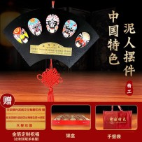 Five Gods of Wealth Opera Mask Figurine – Culturally Inspired Chinese Gift