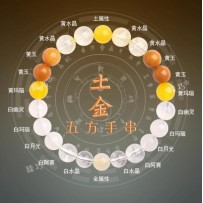 Five Elements Multi-Gemstone Bracelet – Yellow Agate, White Moonstone, and Natural Crystals