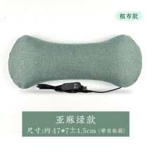 Mugwort Electric Heating Bone-Shaped Pillow – 4-Level Adjustable & Removable Washable Cover