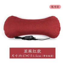 Mugwort Electric Heating Bone-Shaped Pillow – 4-Level Adjustable & Removable Washable Cover