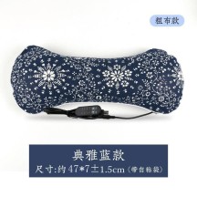 Mugwort Electric Heating Bone-Shaped Pillow – 4-Level Adjustable & Removable Washable Cover