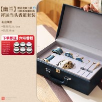 Solid Brass Chinese Incense Ceremony Set – Agarwood Incense Burner