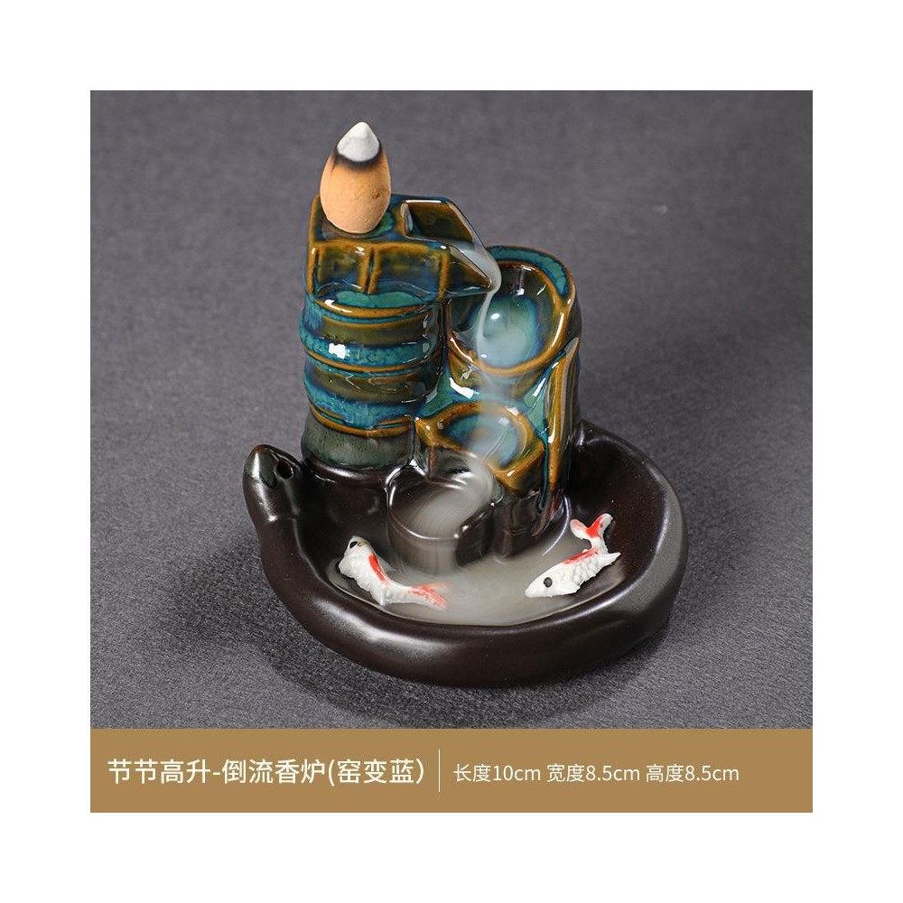 Backflow Incense Burner – Creative Home Decor Ceramic Art with Zen Style Backflow Incense Burner – Creative Home Decor Ceramic Art with Zen Style