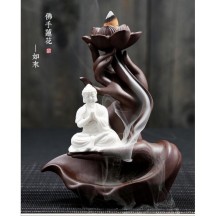 Ceramic Backflow Incense Burner – Buddha’s Hand Creative Home Agarwood Aromatherapy Censer