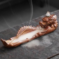 Dragon Soars Across the Seas" Incense Burner – Stick & Backflow Dual Use