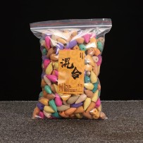 Natural Backflow Incense Cones – Agarwood & Sandalwood Aromatherapy for Home Use