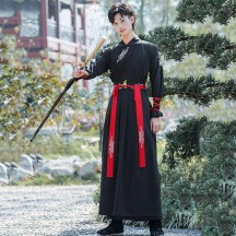 Hanfu Outfit Set – Traditional Chinese Couple Costume, Unisex Plus Size
