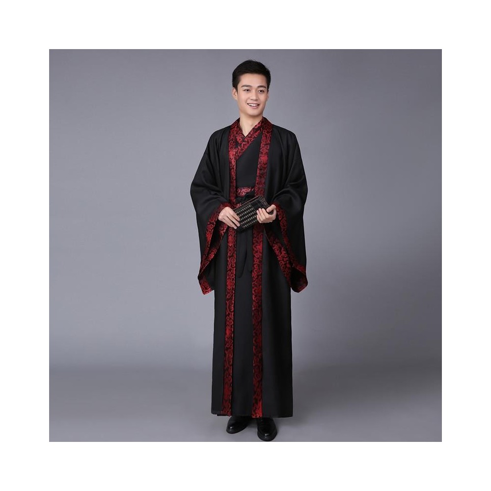 Men's Hanfu Cloak – Tang-Style Robe Inspired by Three Kingdoms Official Attire Men's Hanfu Cloak – Tang-Style Robe Inspired by Three Kingdoms Official Attire