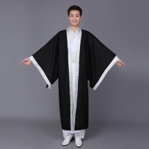 Men's Hanfu Cloak – Tang-Style Robe Inspired by Three Kingdoms Official Attire