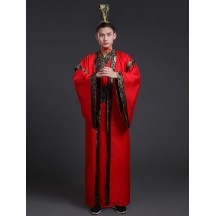 Men's Hanfu Cloak – Tang-Style Robe Inspired by Three Kingdoms Official Attire