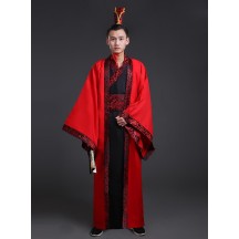 Men's Hanfu Cloak – Tang-Style Robe Inspired by Three Kingdoms Official Attire
