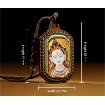 Leather thangka zajiram