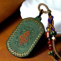 Leather thangka zajiram