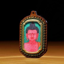 Leather thangka zajiram