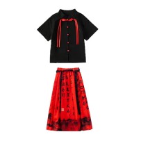 Chinese style performance clothing, martial arts clothing suit, Hanfu performance clothing