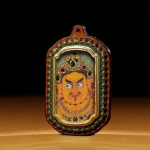 Leather thangka zajiram