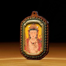 Leather thangka zajiram