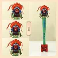 Peking Opera Doll, Face-Changing Pen, Face Paint Pen, Plush Doll