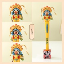 Peking Opera Doll, Face-Changing Pen, Face Paint Pen, Plush Doll