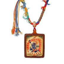 Tibetan Thangka with Qingshuo copper carving