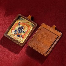 Tibetan Thangka with Qingshuo copper carving
